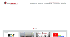 Desktop Screenshot of fluitronics.com